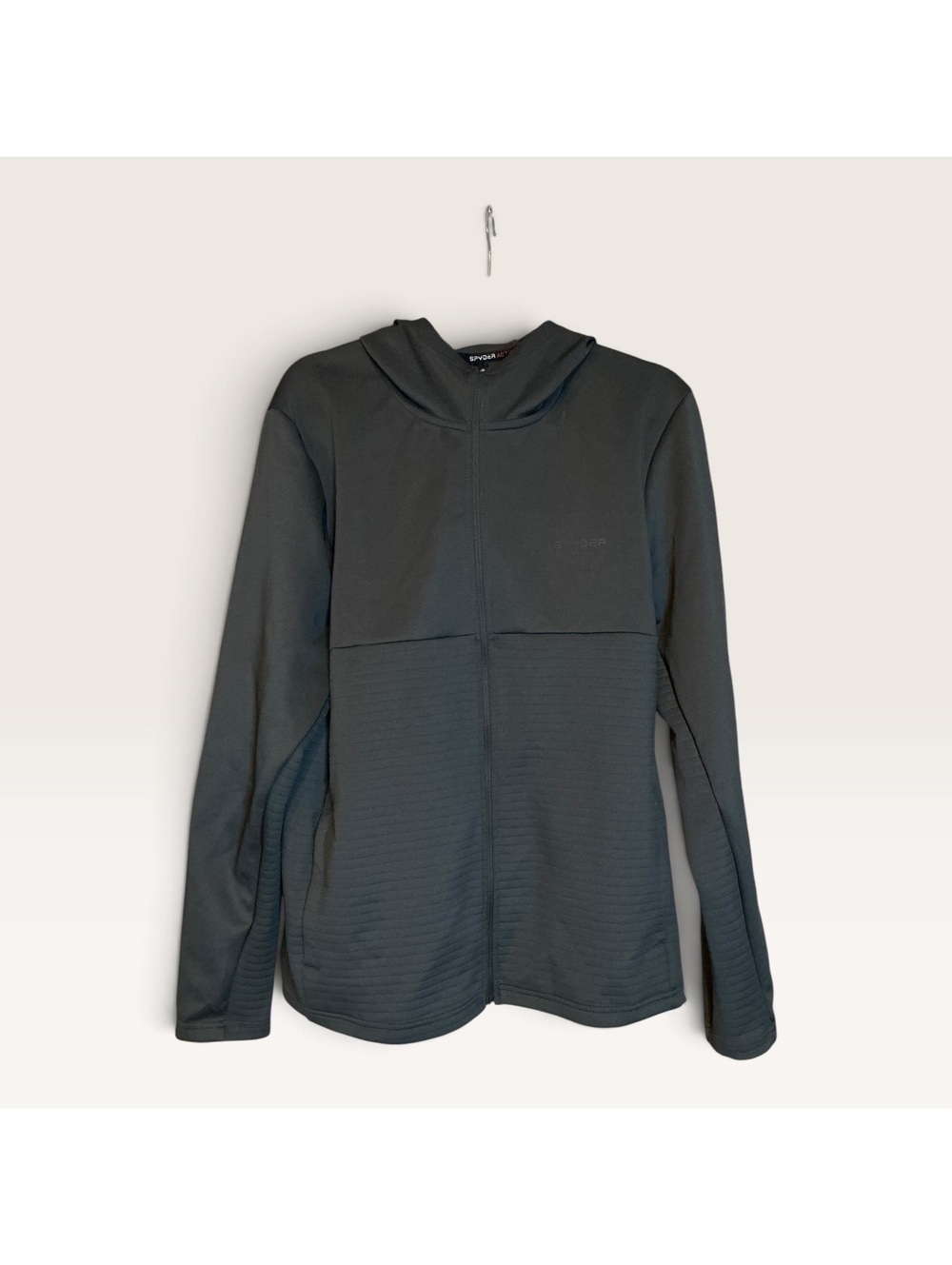 Spyder Men's Black Full Zip Hoodie Jacket